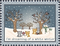 I'm dreaming of a white winter